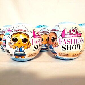 LOT OF 10  : LOL Surprise Fashion Show Dolls in Paper Ball with 8 Surprises
